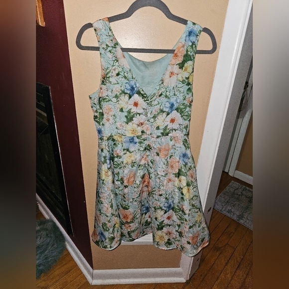 Forever 21 Floral Flowy Dress SZ S - Picture 3 of 5